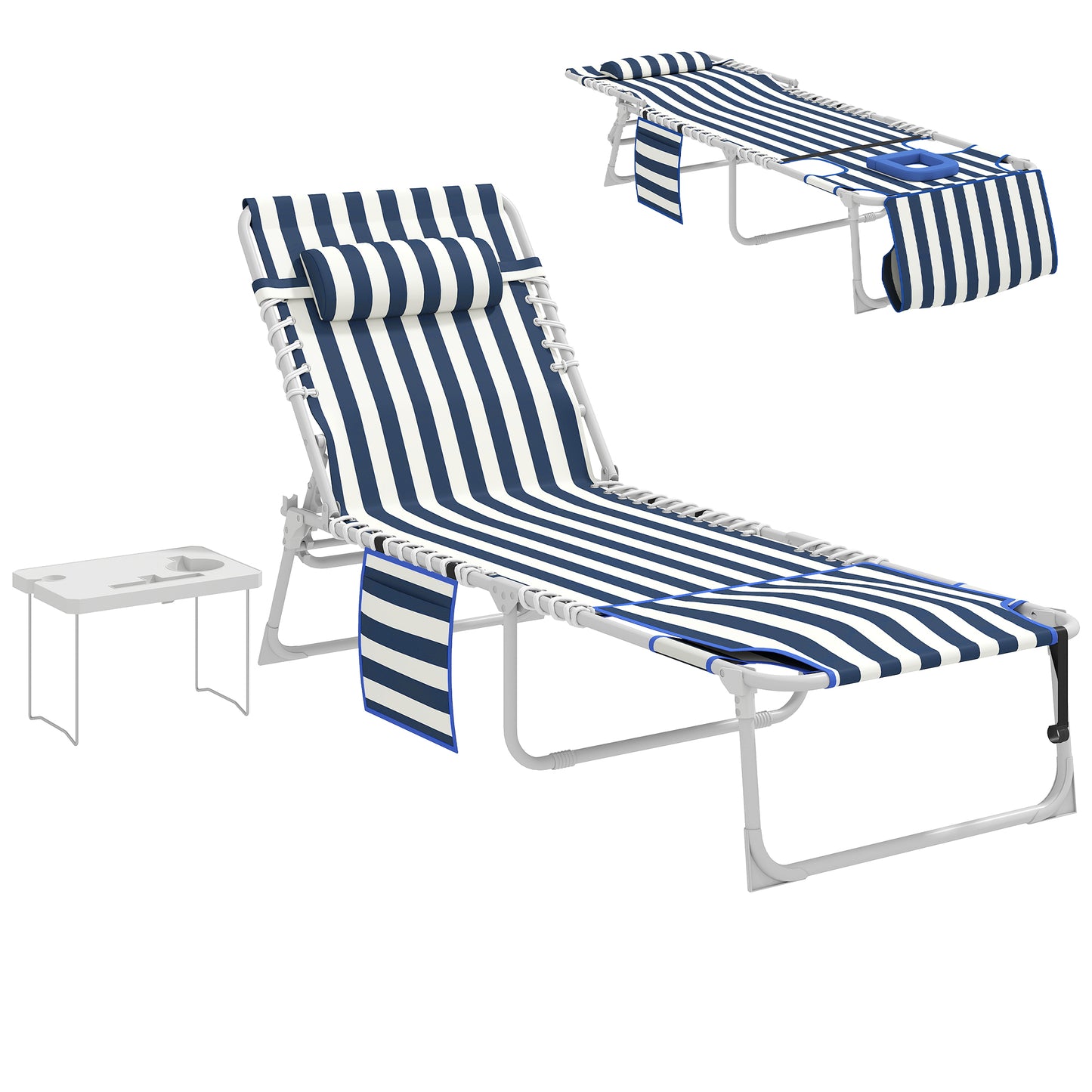 Blue and White