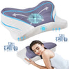 Premium Memory Foam Pillow (2-Pack) – Ergonomic Cooling Neck Support Pillow for Side and Back Sleepers