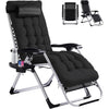 Premium Zero Gravity Reclining Lounge Chair with Cushion & Cup Holder